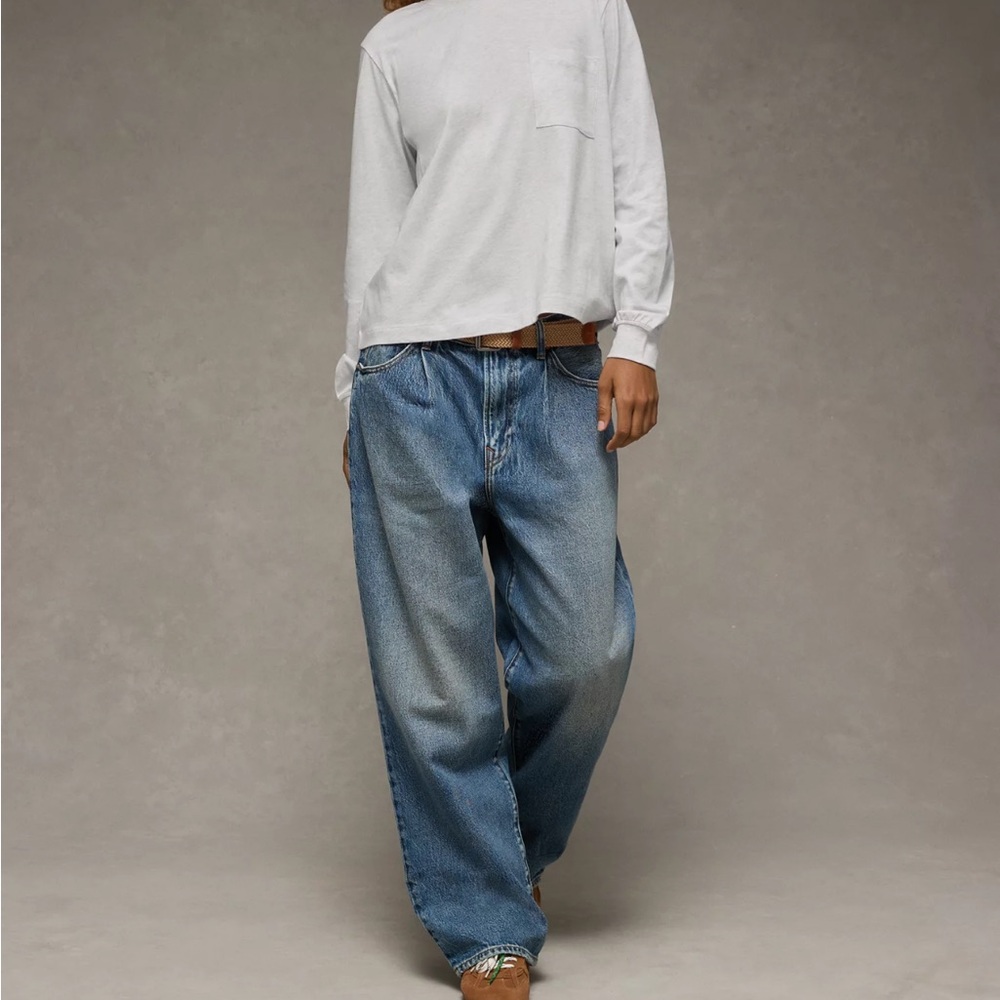 MAKE AN OFFER - LANDS END Wide Leg Trouser Jeans
